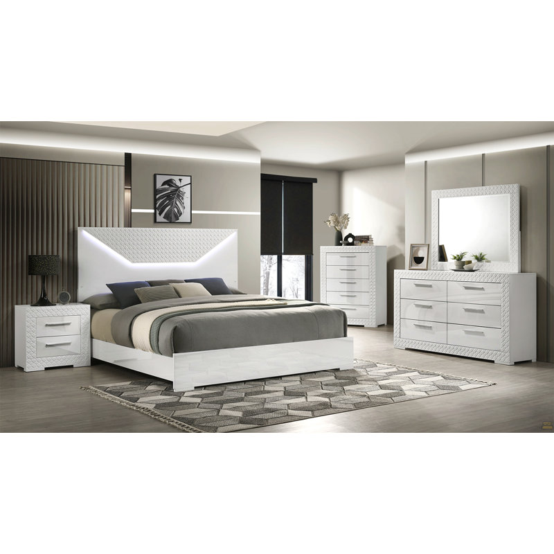 Commode 6 tiroirs en bois