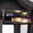 Lighted Corner Curio Cabinet With Tempered Glass Doors & Shelves-1413457482