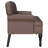 Vidaxl Chesterfield Bench Brown 47.05 X 25.39 X 29.53 In Faux Leather-1331727813