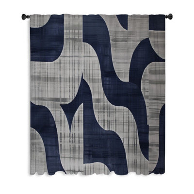 Rideau transparent en polyester Hemal