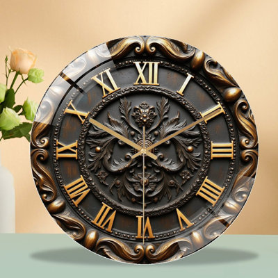 Horloge murale rétro Vintage, œuvre d'art 12 po