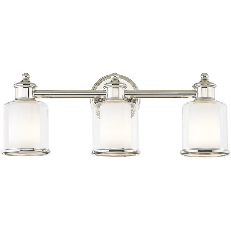 Middlebush 3 - Light Vanity Light, Polished Chrome