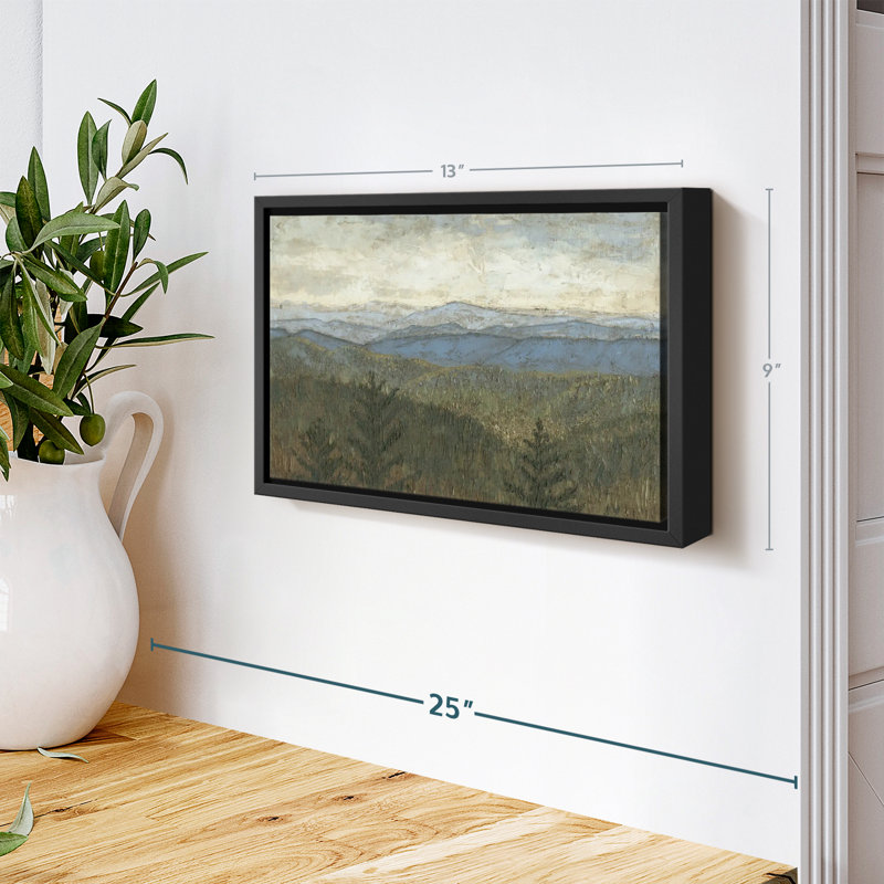 «Blue Ridge View I, reproduction sur toile», H 9 po x l 13 po
