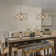 Marcus 3 - Light Unique Geometric Chandelier With Wood Accents