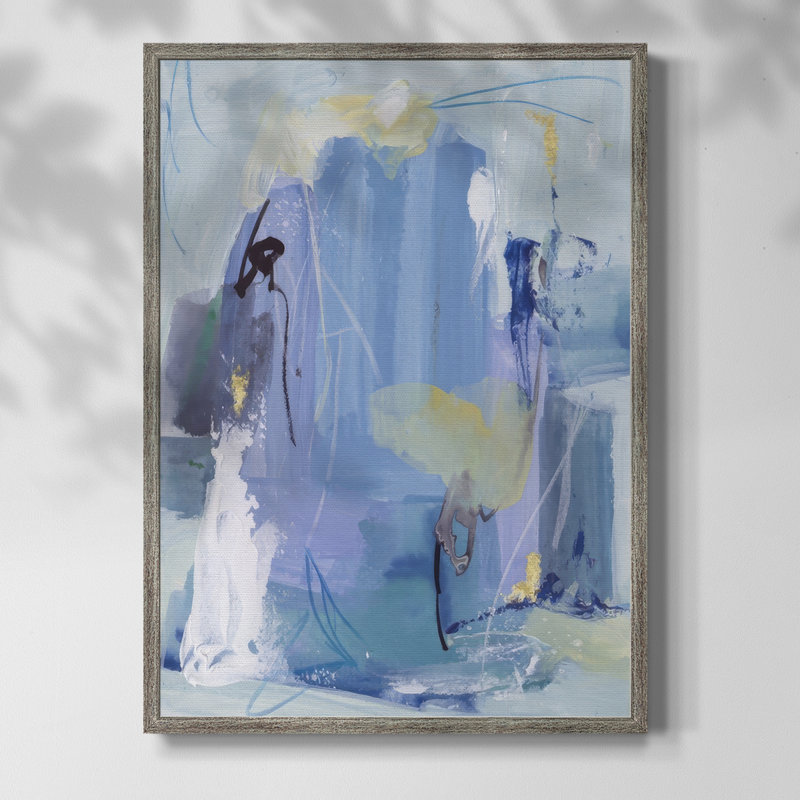 The Whispering Sea II, reproduction encadrée - bois massif, H 11 po x l 9 po