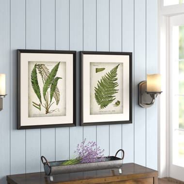 The Stupell Home Decor Collection Botanical Plant Illustration Blue Flowers  Design by World Art Group Floater Frame Nature Wall Art Print 21 in. x 17  in. fap-215_ffl_16x20 - The Home Depot