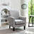 Patterned Polyester Blend Armchair