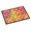 Cercle géométrique en arc de 36 po x 24 po tapis de porte extérieur antidérapant-38382153