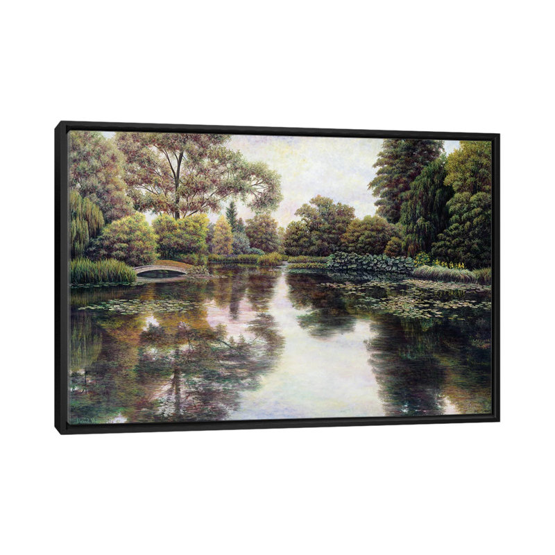 «Nature's Tapisserie», reproduction sur toile, H 18 po x l 26 po x P 1,5 po, Toile avec cadre noir