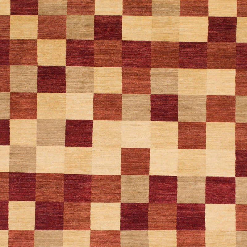 Tapis abstrait moderne 1565, Carré 8 pi