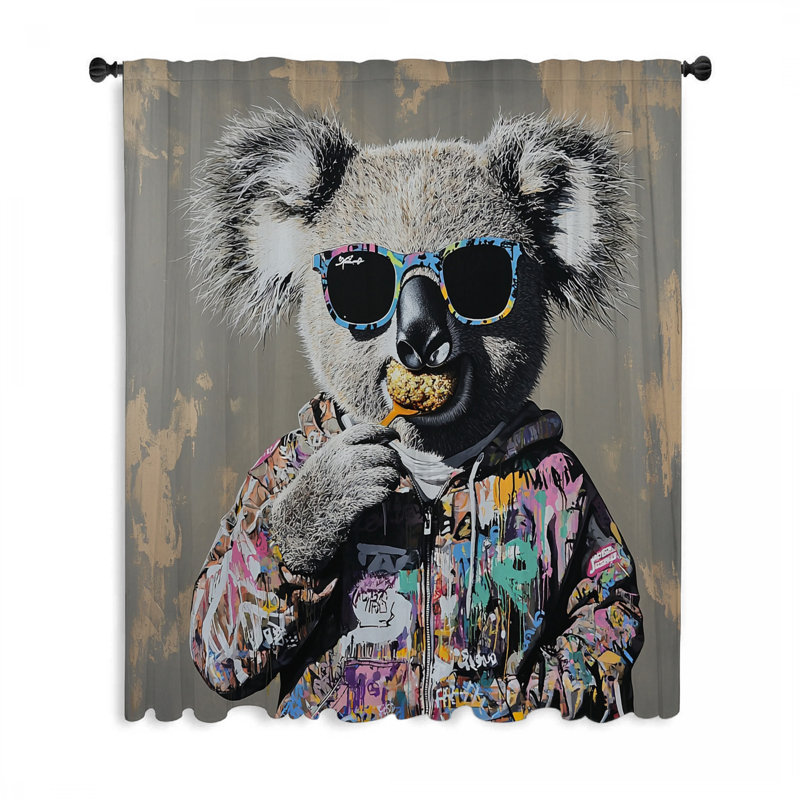 Rideaux Koala, L 50 po x L 84 po