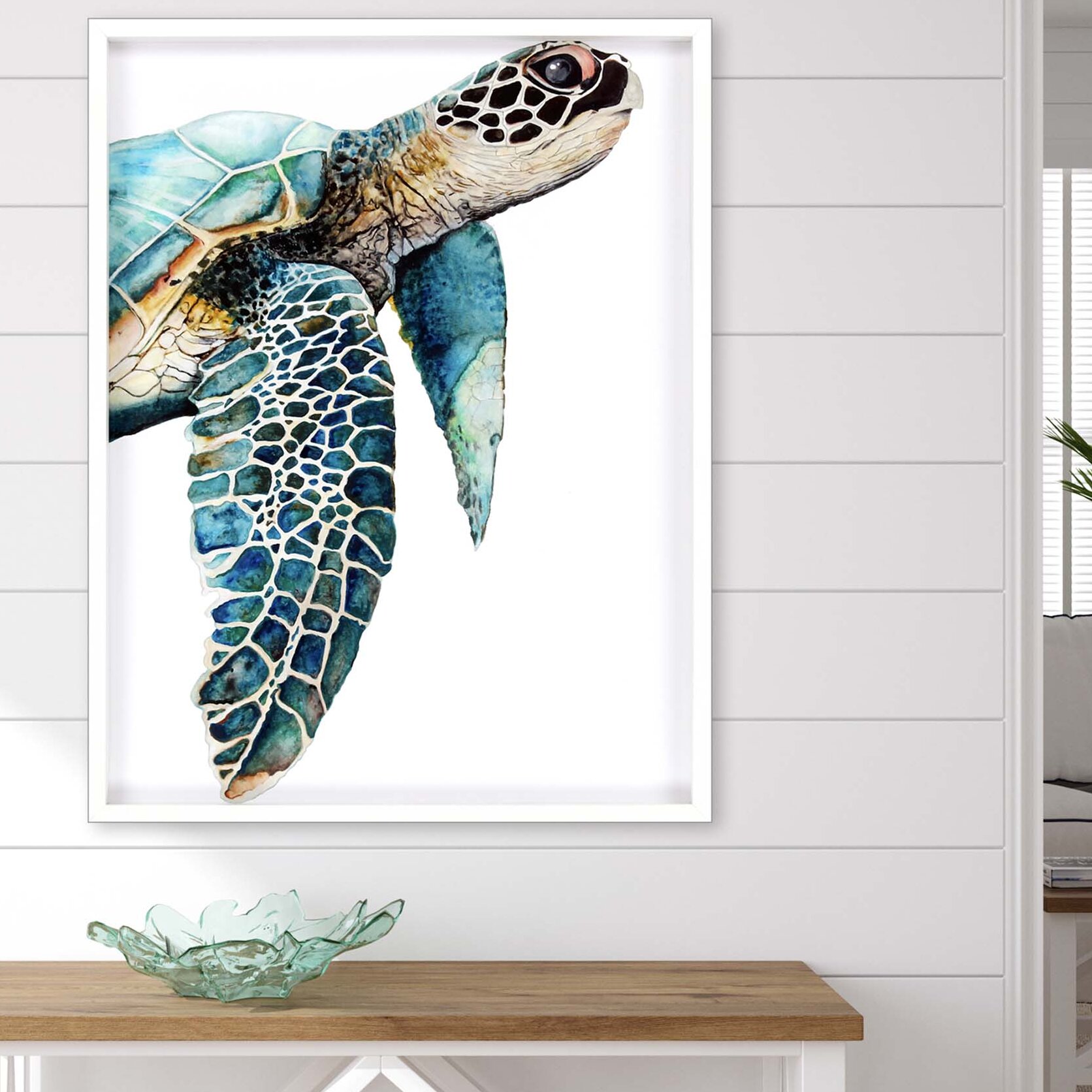 Sea turtle deals picture frame