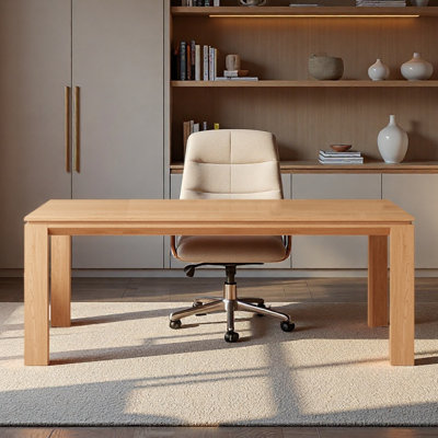 A rectangular desk for home