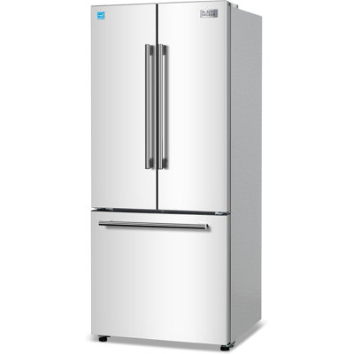 Decker16 Cu Ft French Door Refrigerator with Builtin Ice Maker Full Size Refrigerator with Bottom Mount Freezer Drawer Energy Star certified Decker16 Cu Ft French Door Refrigerator with Builtin Ice Maker Full Size Refrigerator with Bottom Mount Freezer Drawer Energy Star certified