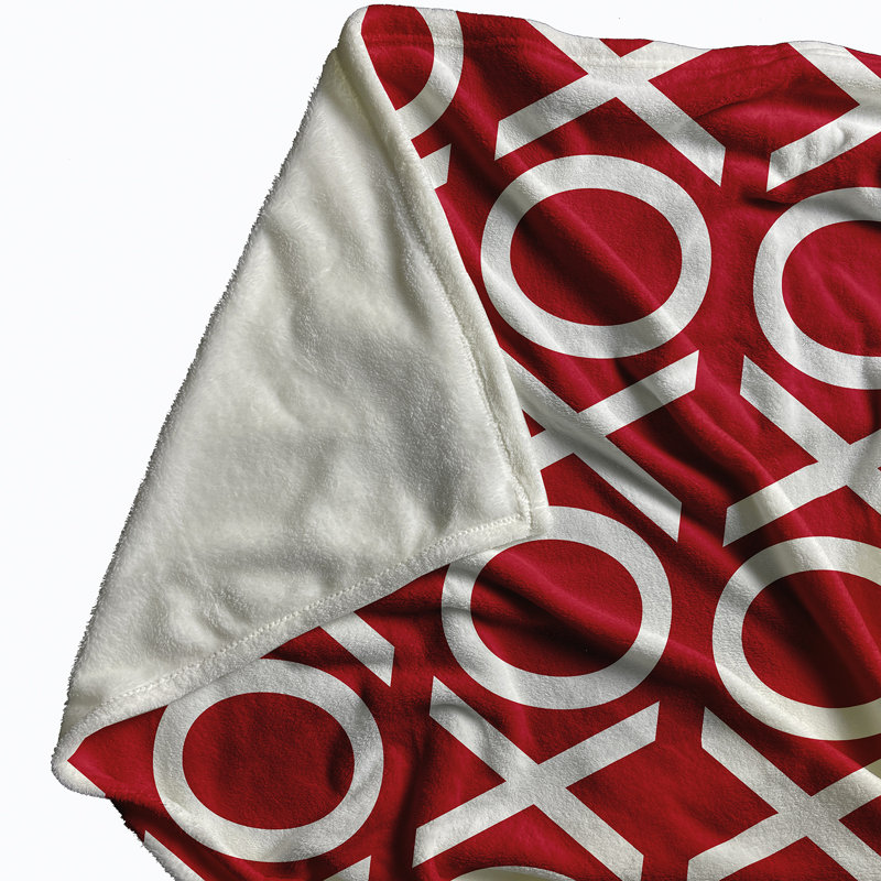 Billiot Throw Blanket, W76 x L101cm, Cardinal