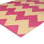 Pink Chevron Flatweave Cotton Rug - 8'1" x 11'1"
