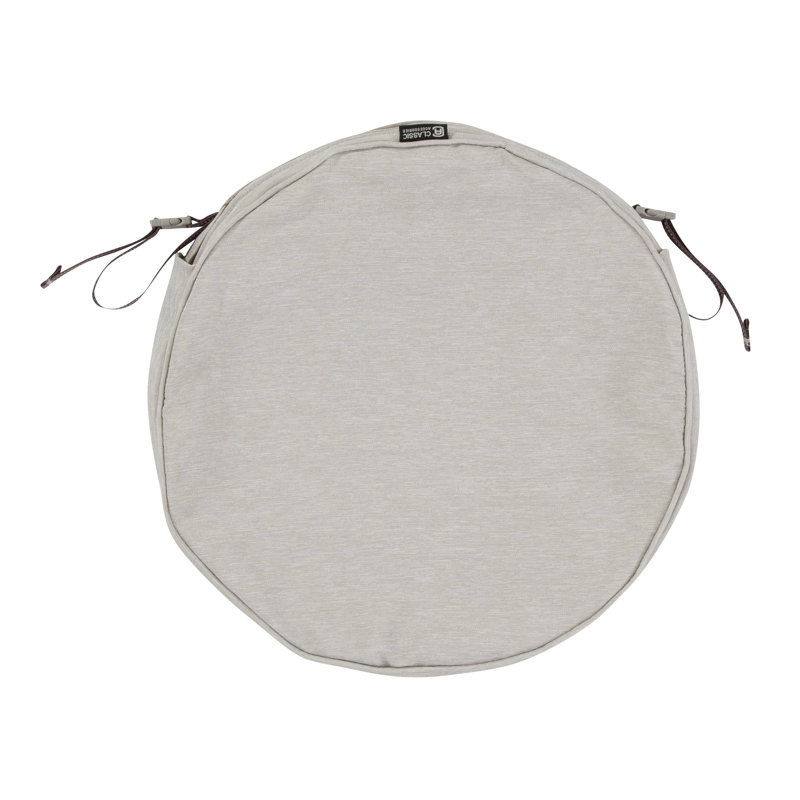 Coussin de siège d'extérieur Pina, Gris chiné, H 2 po x l 15 po x p 15 po