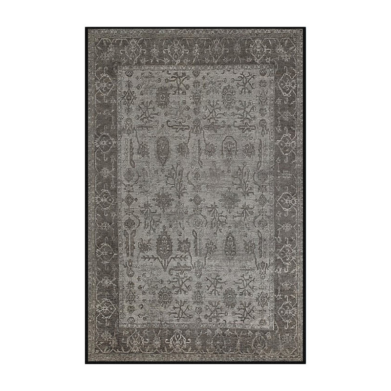 Tapis oriental gris Castellon, Rectangle 5 pi x 8 pi