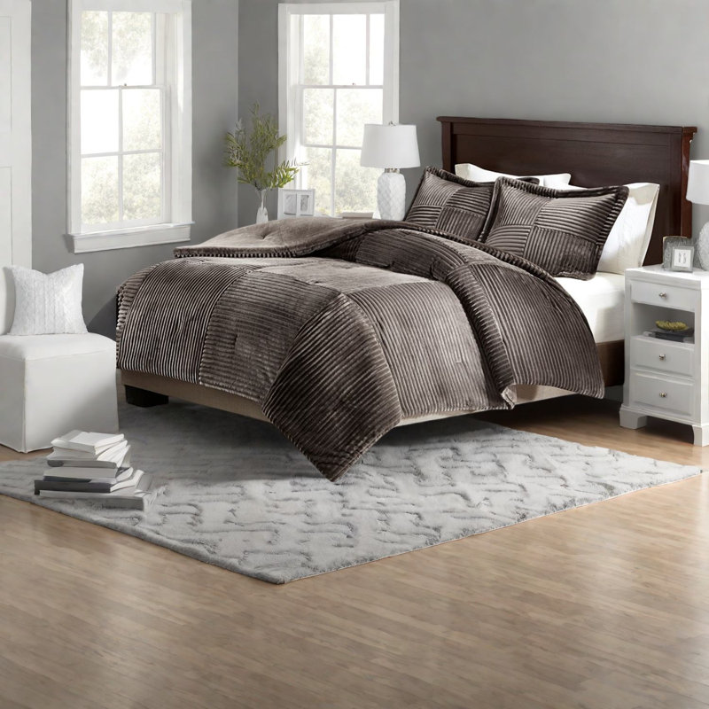 Ensembles de literie luxueux et moelleux, polyester hypoallergénique, confort douillet
