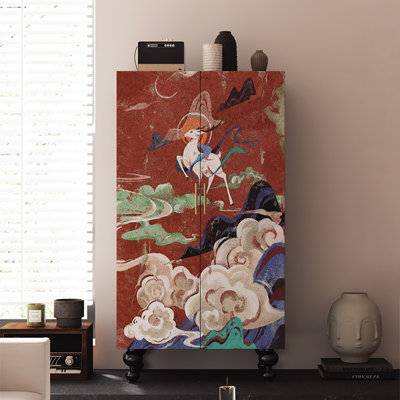 Household simple durable vintage wardrobe