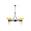 Winkel 4 - Light Glass Chandelier