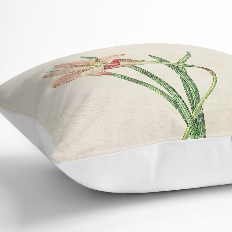 Square Throw Cushion, 40cm H x 40cm W x 15cm D, White