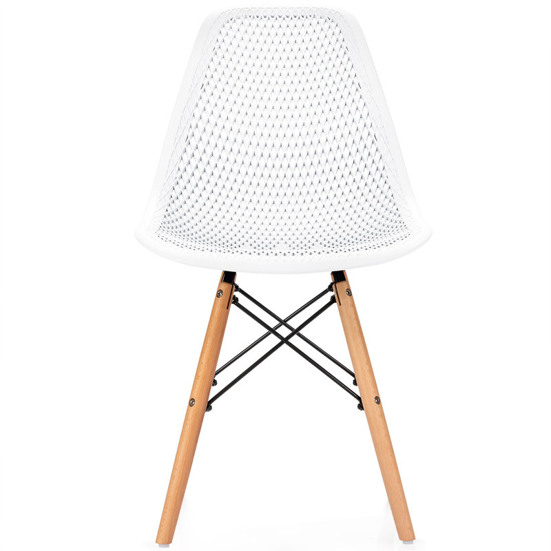 Chaise d'appoint Belgica, Blanc
