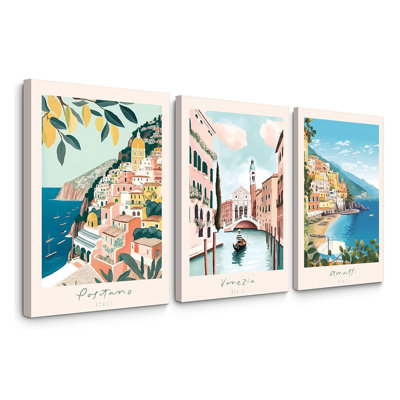 3 Piece Wrapped Canvas Print