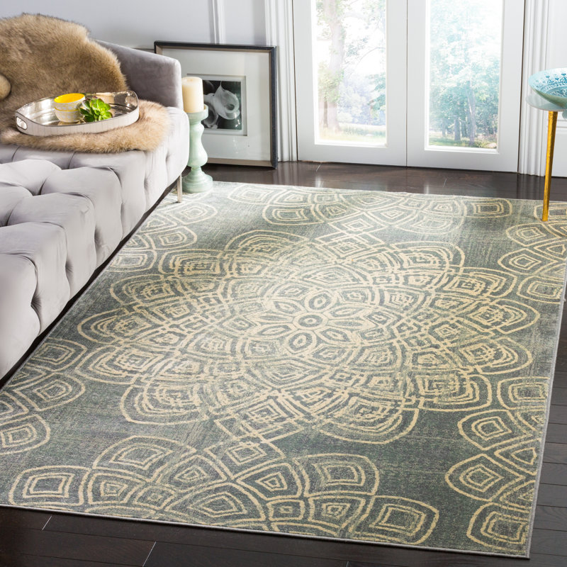 Tapis gris clair Avalon, Rectangle 6 pi 7 po x 9 pi 2 po