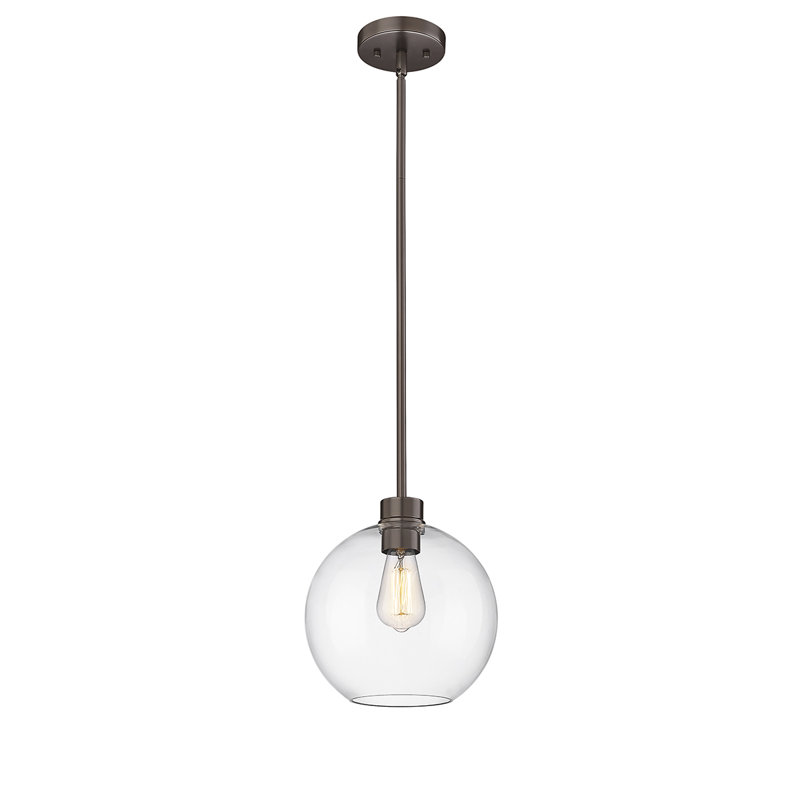 Outdoor Hanging Lantern, Powder Coated Bronze