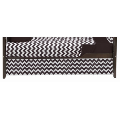Dehart Chevron Crib Dust Ruffle / Skirt