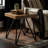 Solid Wood Top End Table
