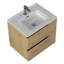 Ensemble de meuble-lavabo simple 24 po avec plateau en céramique Arden-507657336-507657338