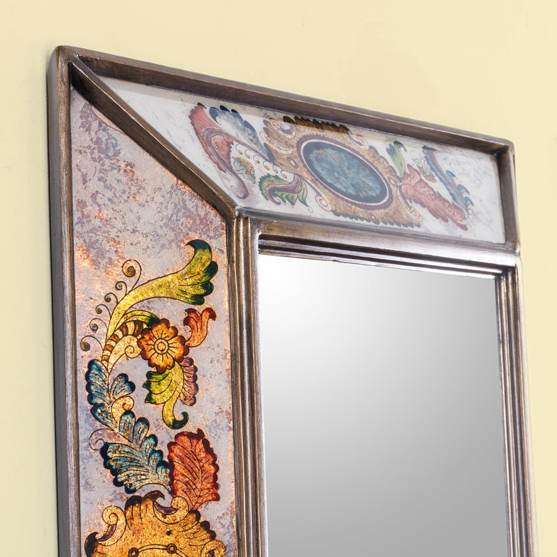 Sedgerock Wood Rectangle Wall Mirror