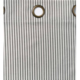 Cotton Blend Striped Sheer Thermal Grommet Curtain Panels