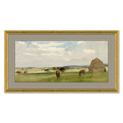 Grazing In The European Countryside Print by Soicher Marin Archives
