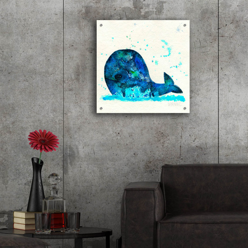 «Little Whale» par Wyanne, H 24 po x l 24 po