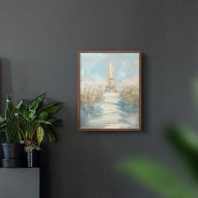 Paysages de la série III - reproduction encadrée de qualité supérieure - prête à être accrochée - aucun clou requis