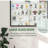 HOMCOM 5-Tier Display Cabinet, Glass Display Case with 2 Doors and Adjustable Shelves, Wall-Mounted, Black, White