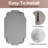 Large Horizontal or Vertical Frameless Beveled Edge Mirror