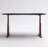 Leather-Wrapped Height Adjustable Desk with Steel Legs-872564656