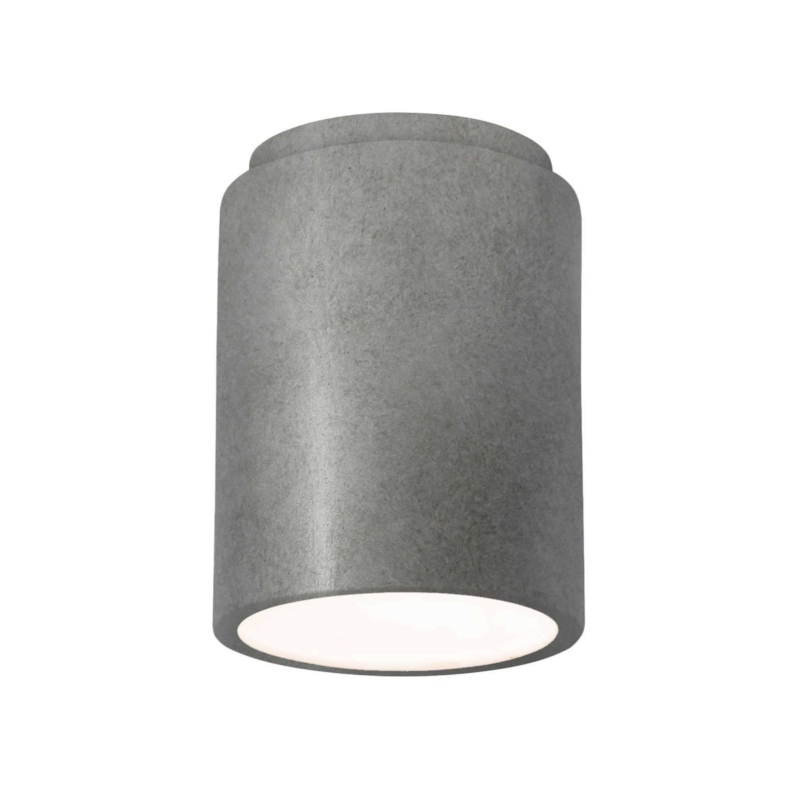 Sumatra Single Light Ceramic Flush Mount, Antique Silver, Incandescent (Not Included)