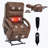 Power Lift Recliner Chair with Solid Wood Armrests, Heat Massage and Heavy Duty Motion Mechanism