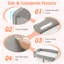 Commode à langer avec coussin Costway