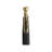 Burdetta Modern Decorative Metal and Aluminum Vase with Sculptural Geometric Neck and Textured Glam Design-1067695559