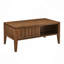 Table basse cannelée moderne Mid Century