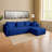 Big sectional sofa - Chenille fabric-113959304-113959305-113959307