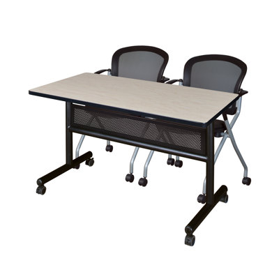 Kobe Flip-Top Training Nesting Table with Modesty Panel