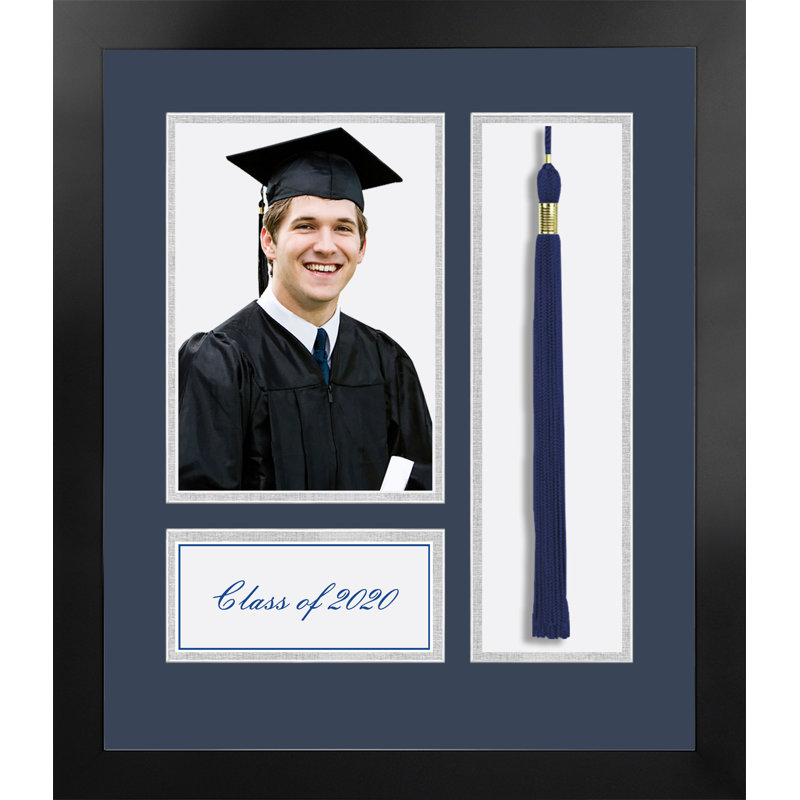 Cadre photo universitaire Danaher, Marine / Argent