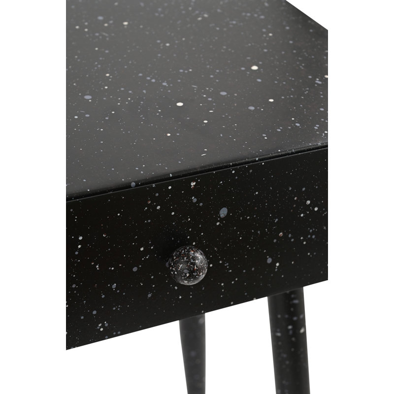 Table de chevet 1 tiroir Rylan, Noir